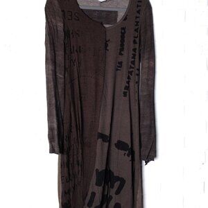 Rundholz Black Label Olive Printed Knit Tunic/Dress